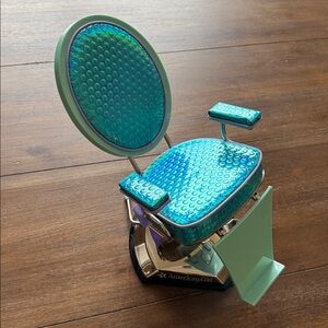 American Girl Doll Blue Metallic Hair Salon Chair for 18-inch dolls